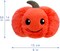 Greentek; Smile Pumpkin Plush Stuffed Animal 6 Inch – Cute Soft Furry Orange Pumpkin Toy, Cuddly Autumn Halloween Plush Hugger for Kids, Girls, Boys, Home Room Decor & Holiday Gift; Category:Pumpkin Decor; Image:3